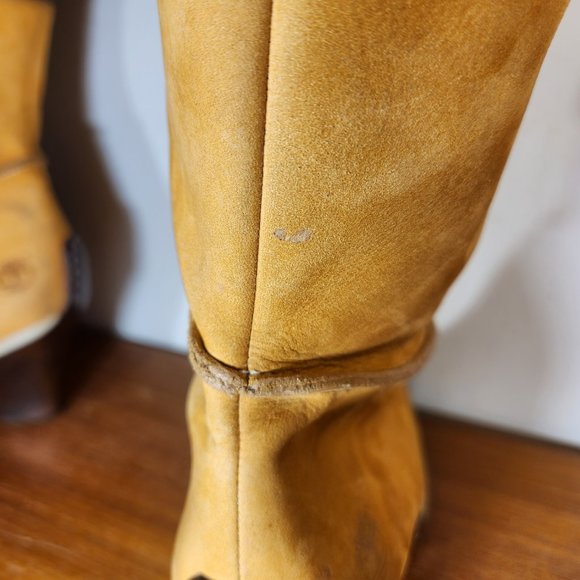 Timberland Original Yellow Waterproof Boots Women (8.5) - Picture 9 of 15